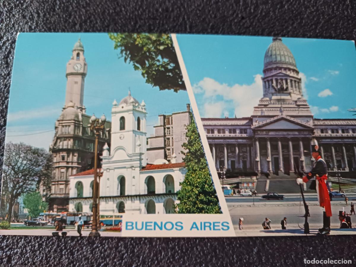 Postales: buenos aires, cabildo y congreso, ed. doble a, 18 x 10 cm.