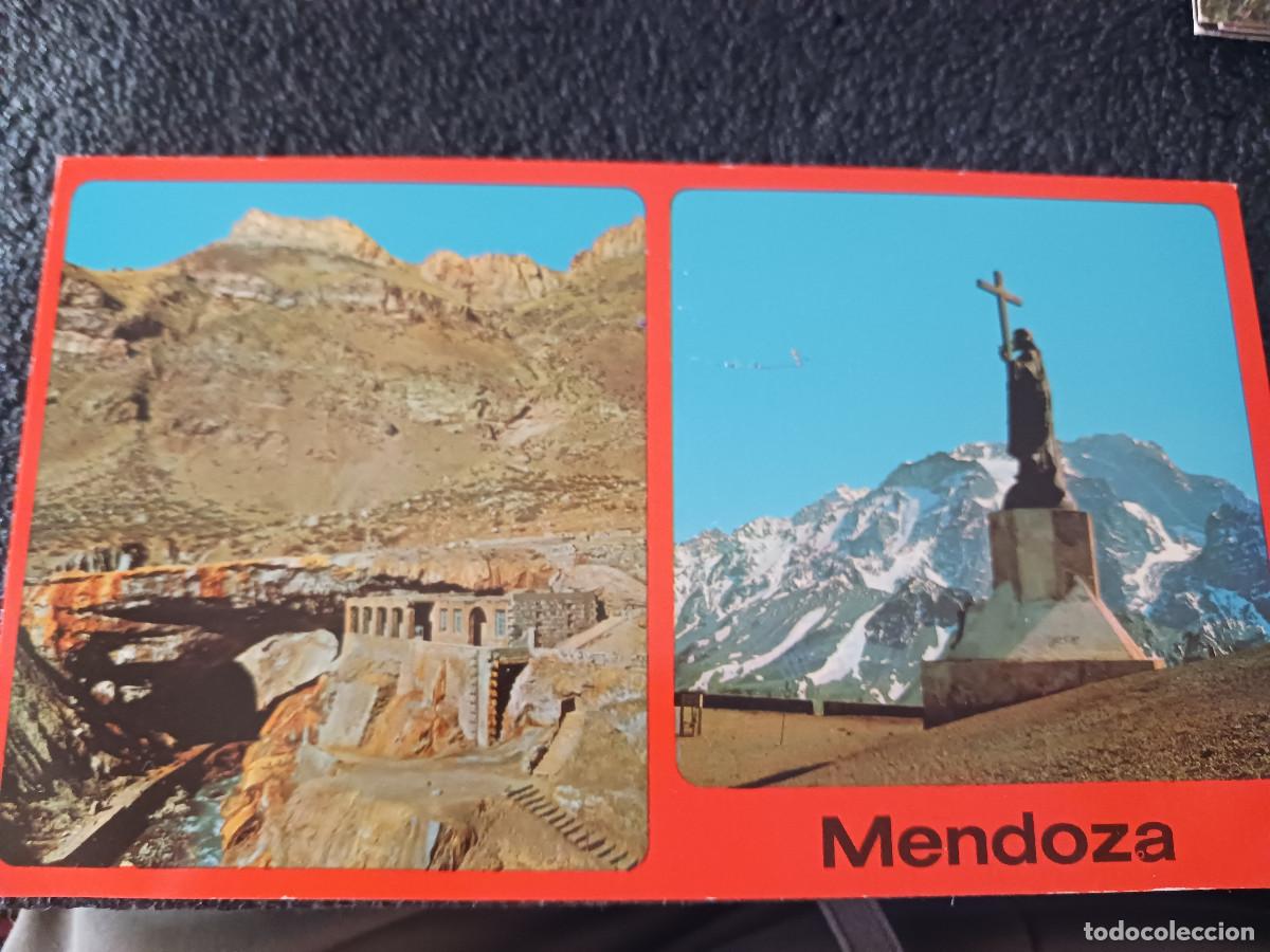 Postkarten: mendoza, puente del inca y cristo redentor en el camino a chile, ed. edicolor