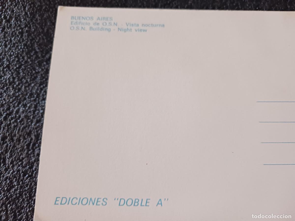 Postales: buenos aires, edificio de OSN, vista nocturna, ed. doble a - Foto 2
