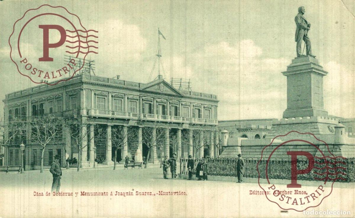 Cartes Postales: URUGUAY. MONTEVIDEO. CASA DE GOBIERNO. EDIT. ADROHER HERMANOS.