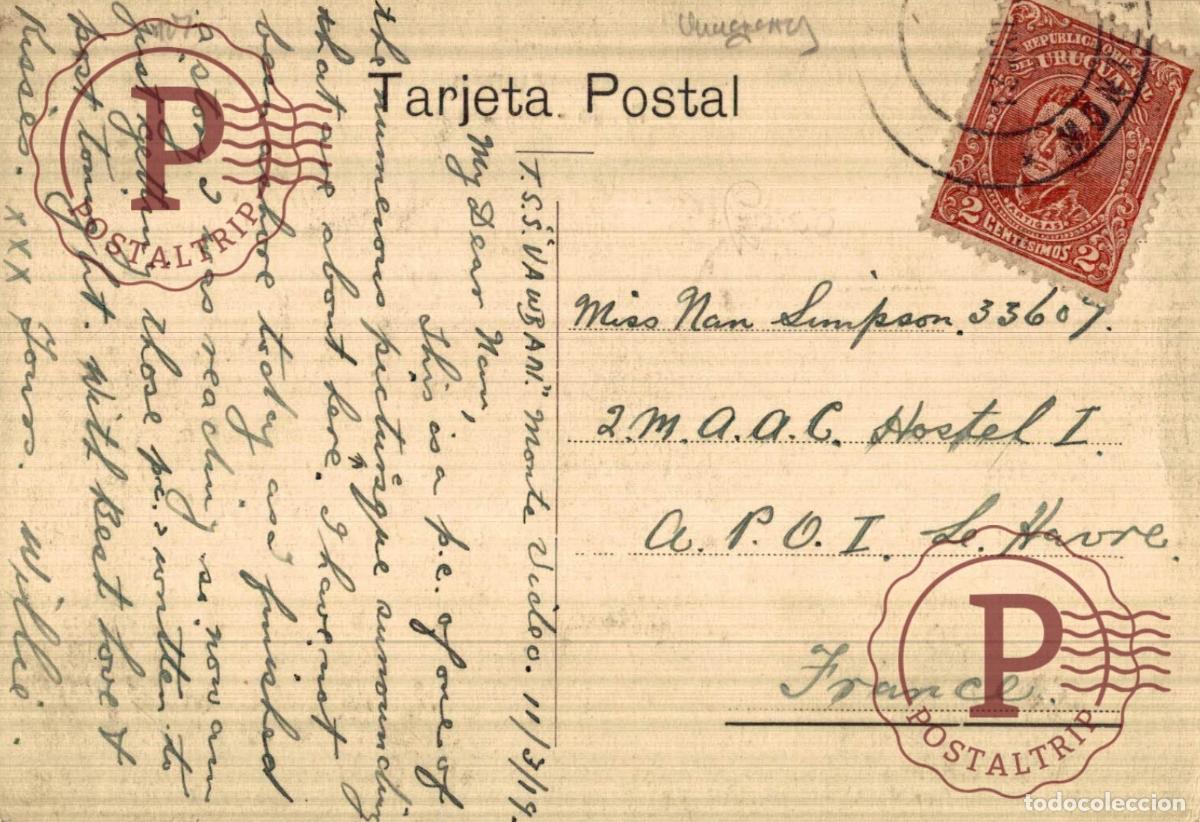 Postales: URUGUAY. MONTEVIDEO. PRADO. ROSARIUM. - Foto 2