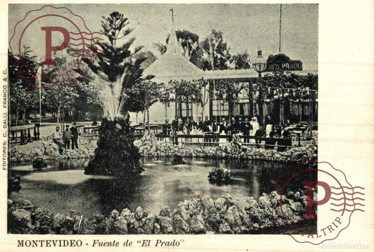 Postales: URUGUAY. MONTEVIDEO. FUENTE DEL PRADO.