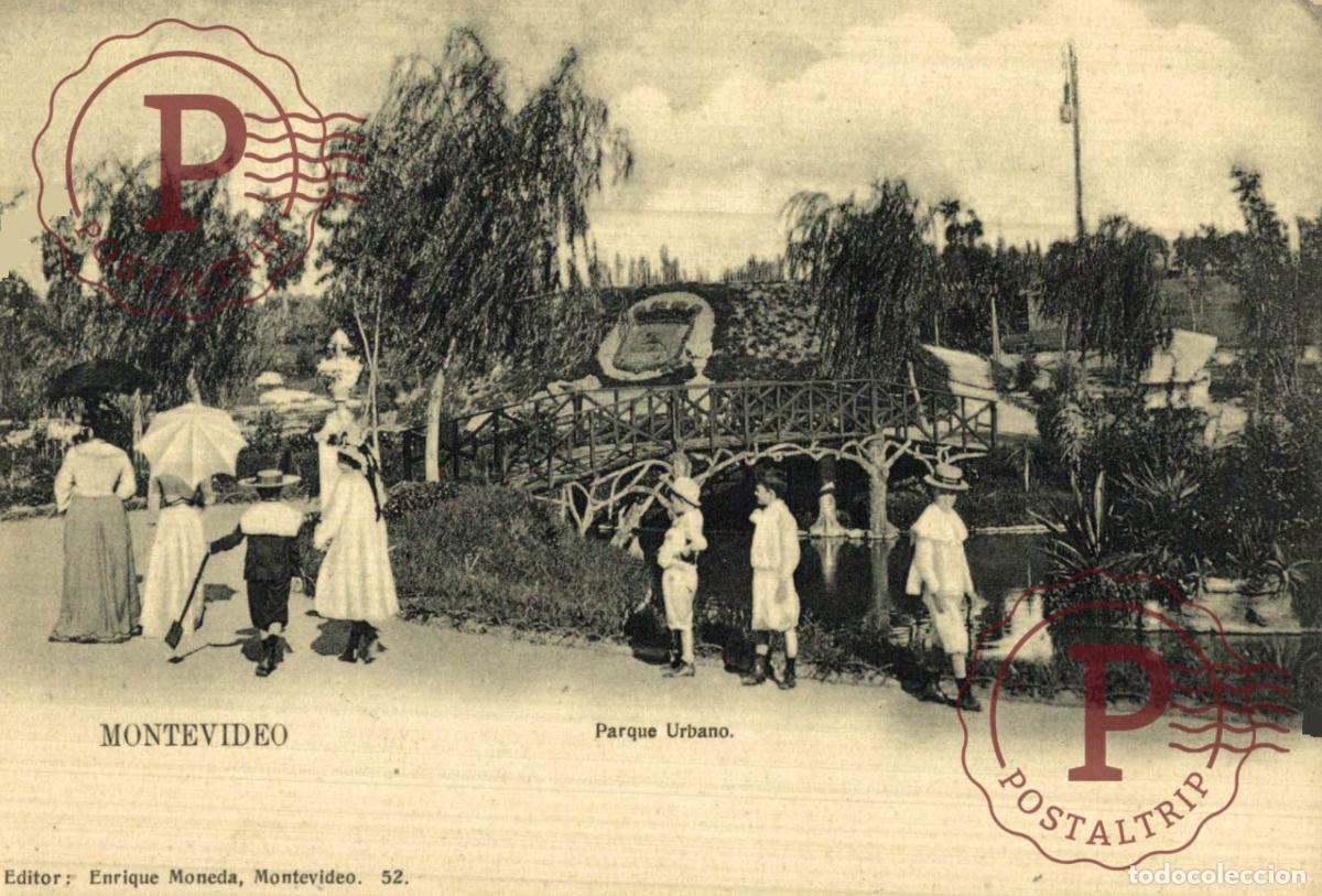 Postales: URUGUAY. MONTEVIDEO. PARQUE URBANO.