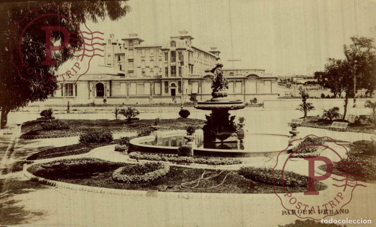 Postales: URUGUAY. MONTEVIDEO. PARQUE URBANO. RPPC. FOTOGRAFICA.