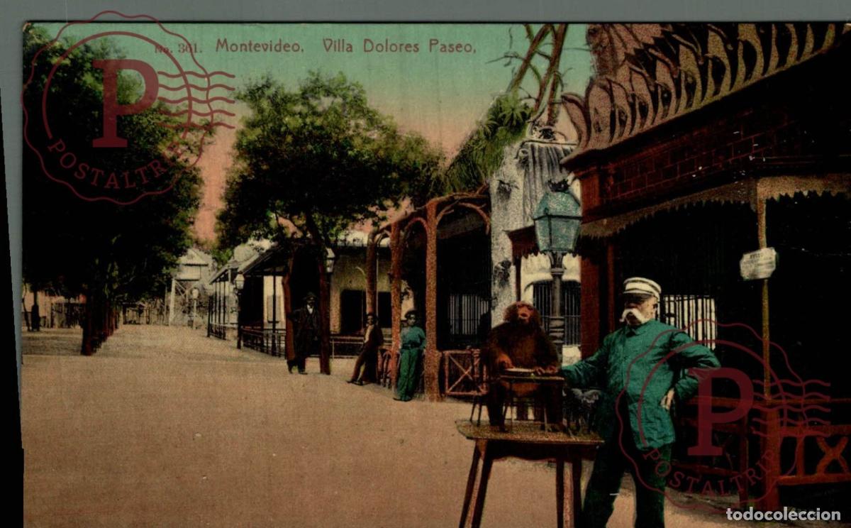 Postales: URUGUAY. MONTEVIDEO. VILLA DOLORES, PASEO.