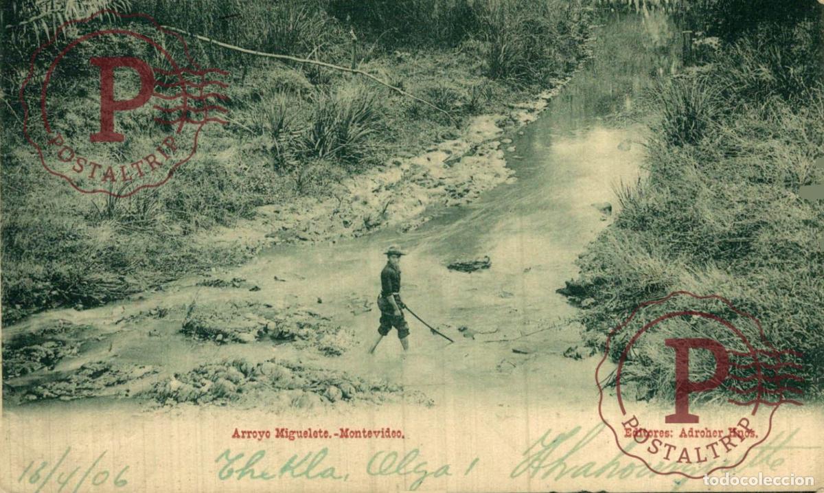 Postales: URUGUAY. MONTEVIDEO. ARROYO MIGUELETE. EDIT. HNOS ADROHER.