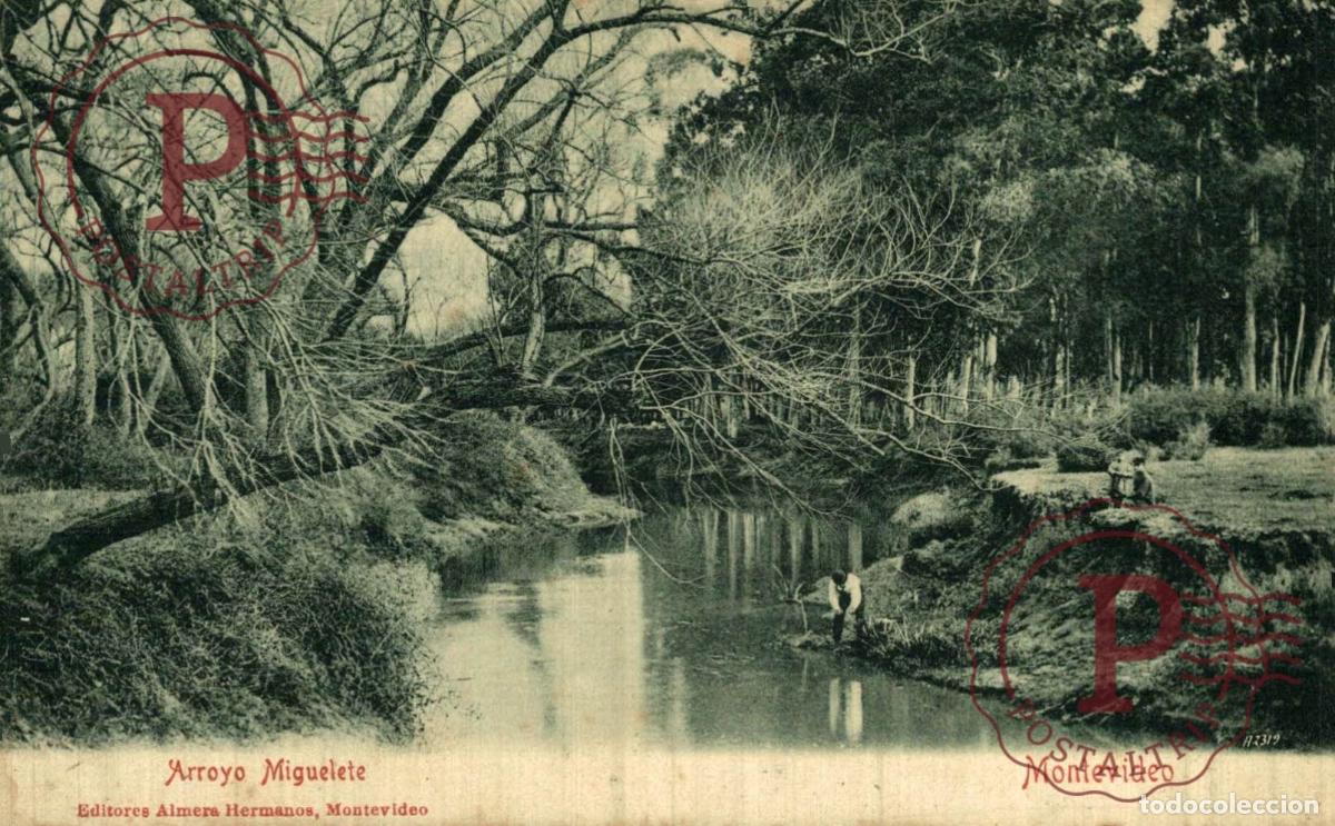 Postales: URUGUAY. MONTEVIDEO. ARROYO MIGUELETE.
