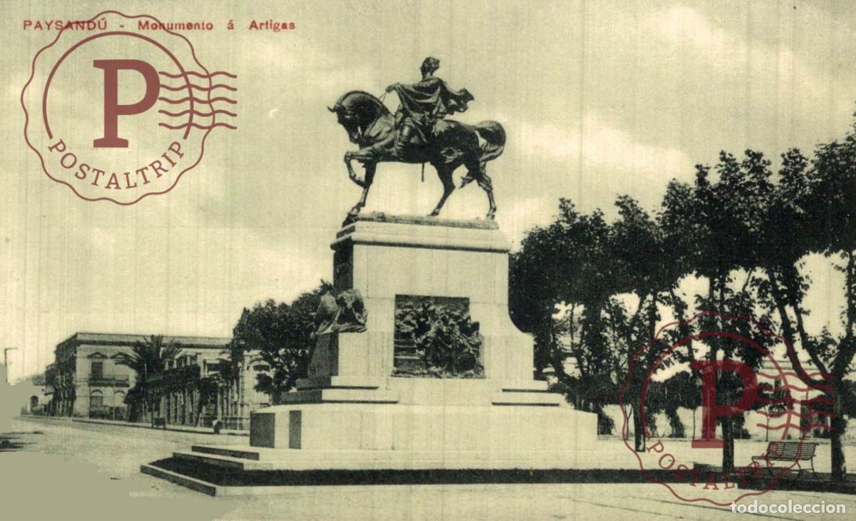 Postales: URUGUAY. PAYSANDU. MONUMENTO A ARTIGAS.