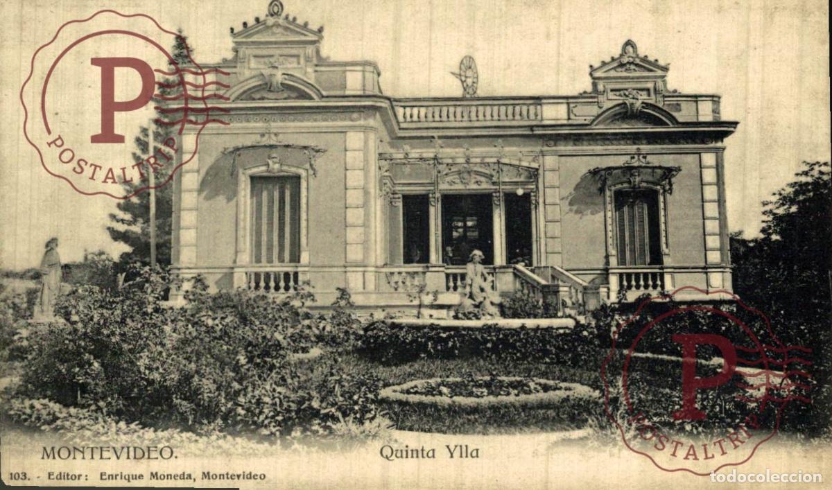 Postales: URUGUAY. MONTEVIDEO. QUINTA YLLA.