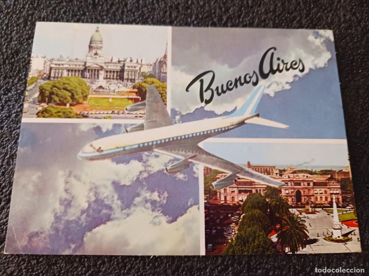 Postales: buenos aires varias vistas, ed. edicolor, escrita