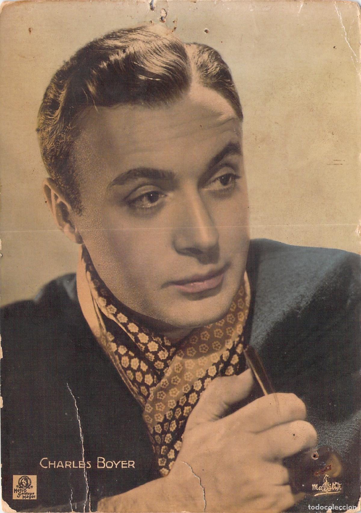 Postales: Postal de Charles Boyer Actor de Hollywood Metro Goldwyn Mayer