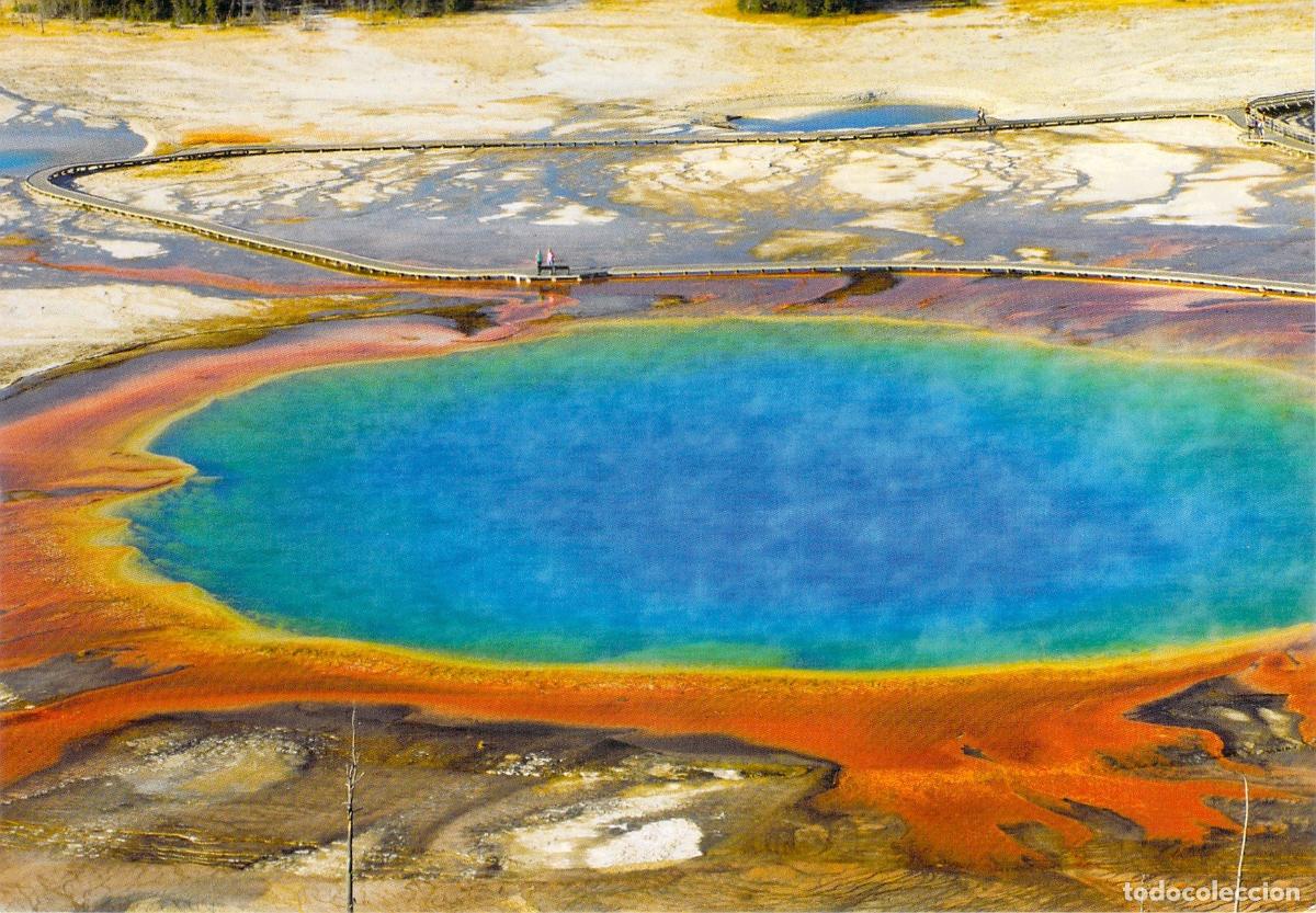 Postales: Postal de la Gran Fuente Prism&aacute;tica en Parque Nacional de Yellowstone
