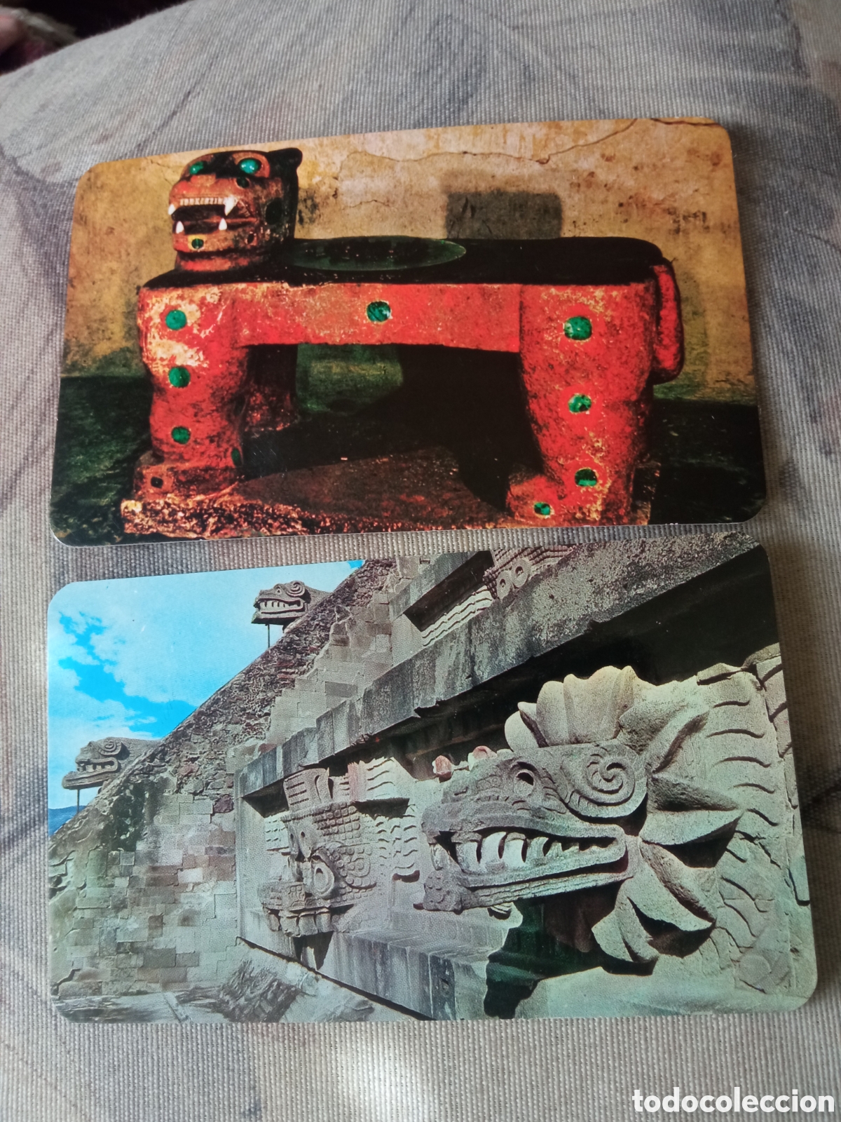 Postales: Dos antiguas postales fotogr&aacute;ficas de M&eacute;xico