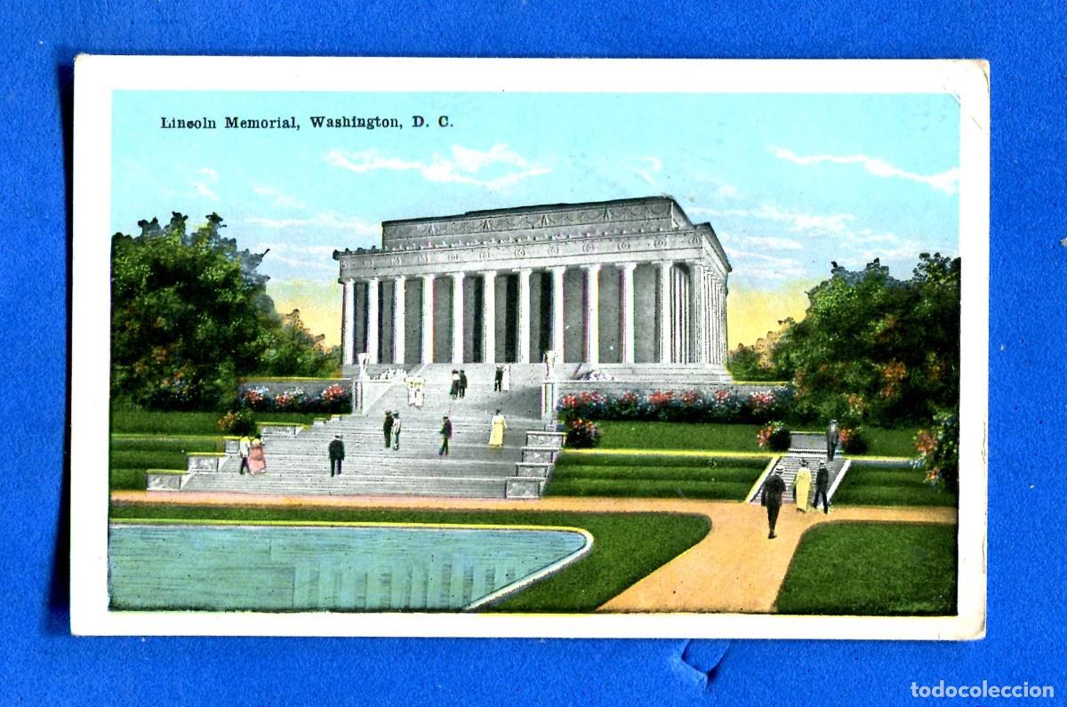 Postales: POSTAL CIRCULADA LINCOH MEMORIAL WASHINGTONN D.C EDITA GARRISON