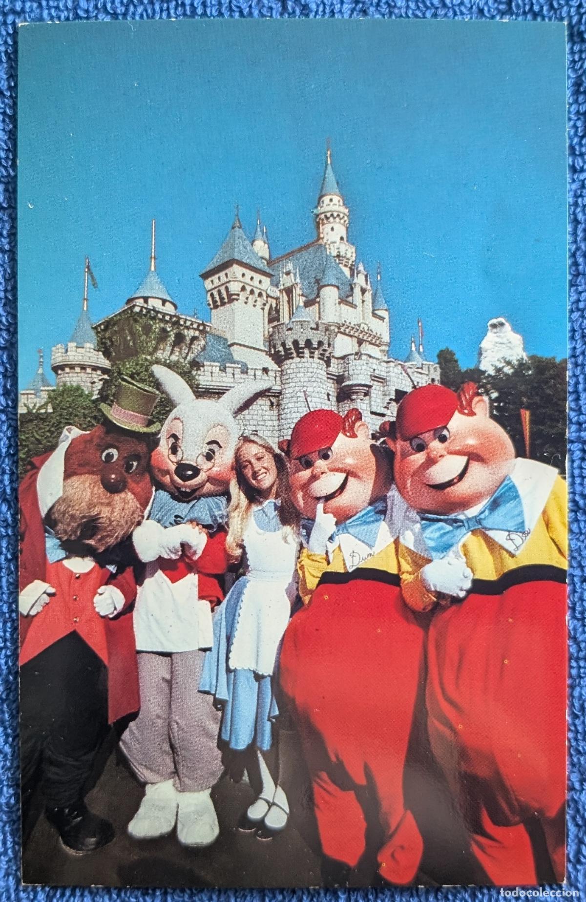 Postales: Alice in Fantasy Land - Alicia en el pais de Las Maravillas - Disneyland (1974) &iexcl;Impecable!