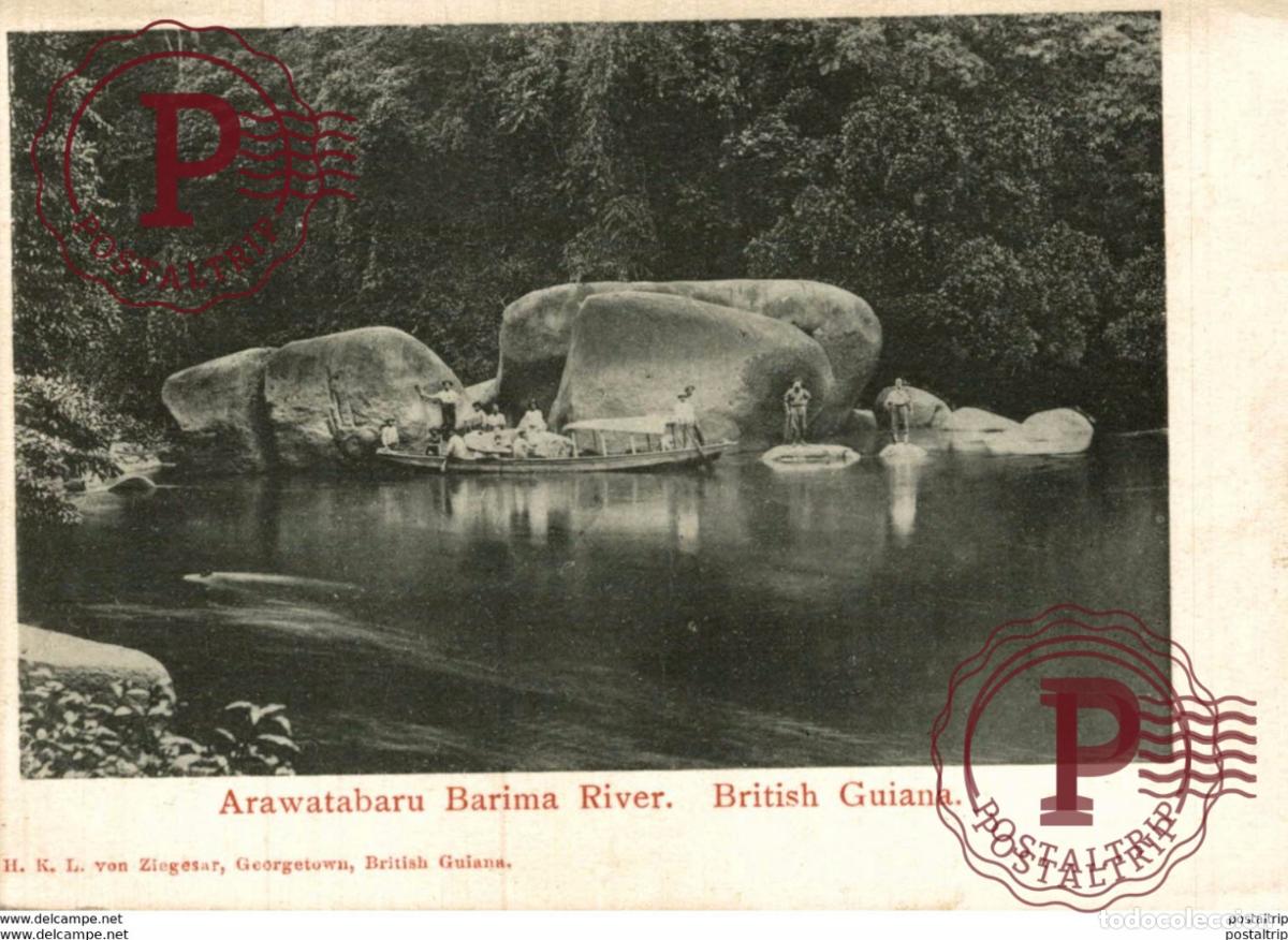 Postales: ARAWATABARU BARIMA RIVER BRITISH GUIANA GUYANE BRITANNIQUE GUAYANA