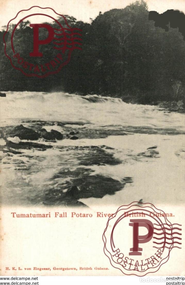 Postales: TUMATUMARI FALL POTARO RIVER BRITISH GUIANA GUYANE BRITANNIQUE GUAYANA