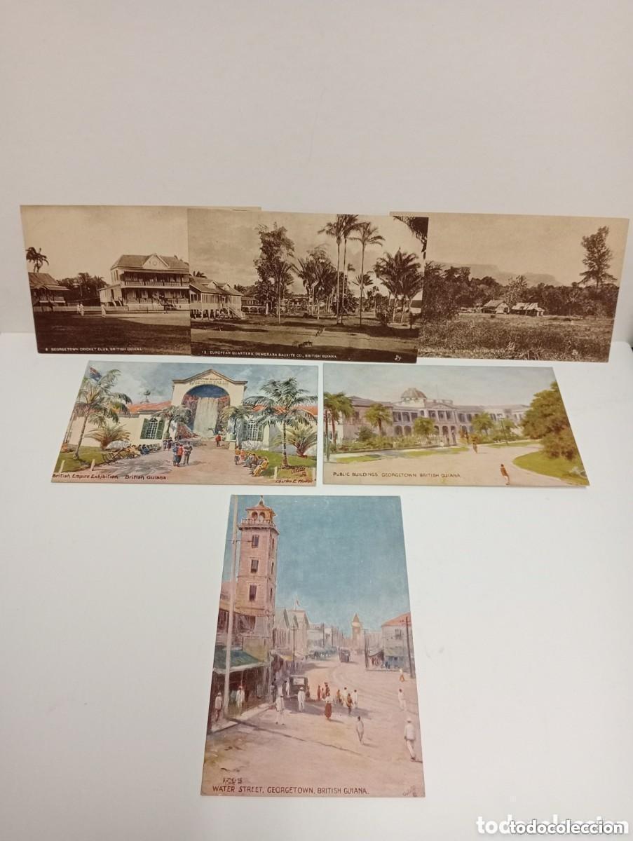 Postales: BRITISH GUIANA. TUCK&acute;S POST CARD. 6 ANTIGUAS CARTAS POSTALES FOTOGR&Aacute;FICAS. RAPHAEL TUCK SONS OILETTE