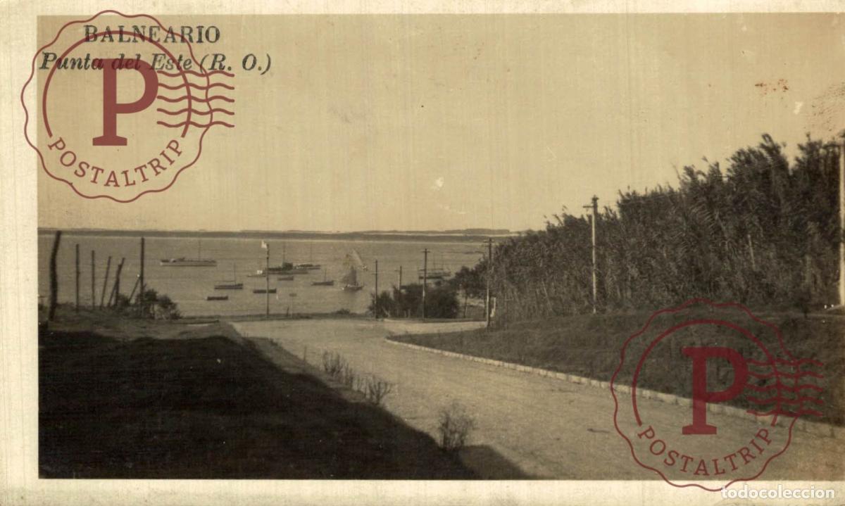 Postkarten: URUGUAY. PUNTA DEL ESTE. BALNEARIO. RPPC FOTOGRAFICA