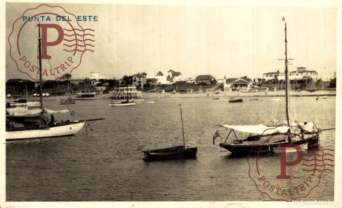 Postales: URUGUAY. PUNTA DEL ESTE. BARCAS. RPPC FOTOGRAFICA
