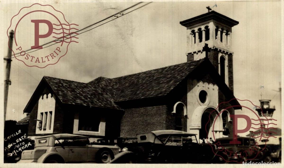 Postales: URUGUAY. PUNTA DEL ESTE. CAPILLA. RPPC FOTOGRAFICA SALAZAR