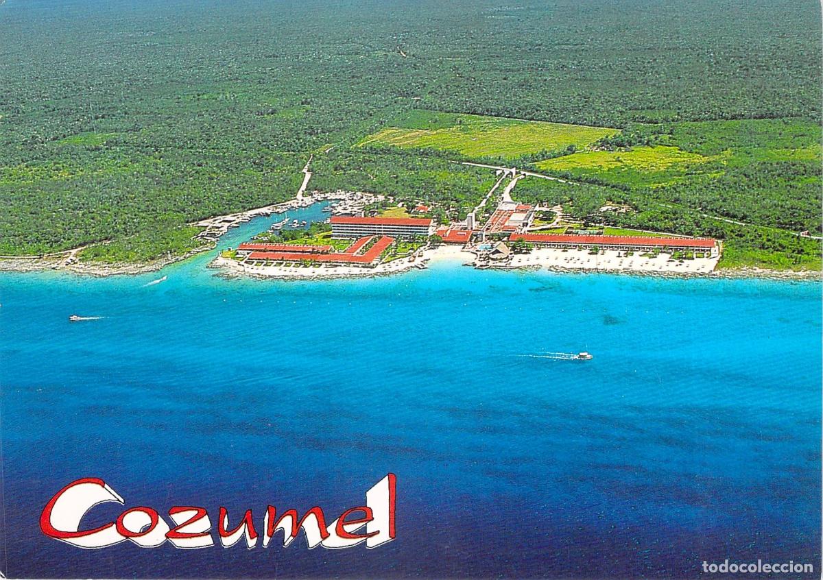 Postales: Postal Tur&iacute;stica de Cozumel, Vista A&eacute;rea del Hotel Stouffer Presidente