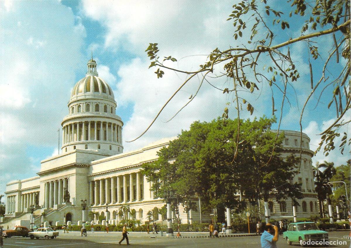 Postales: Postal del Capitolio Nacional en La Habana Cuba
