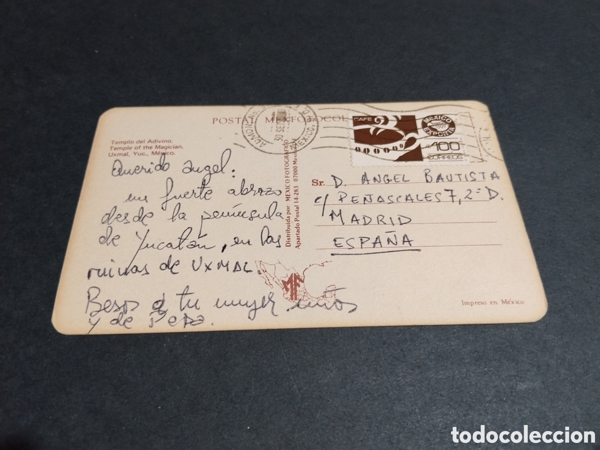 Postales: Postal templo del adivino, M&eacute;xico - Foto 2