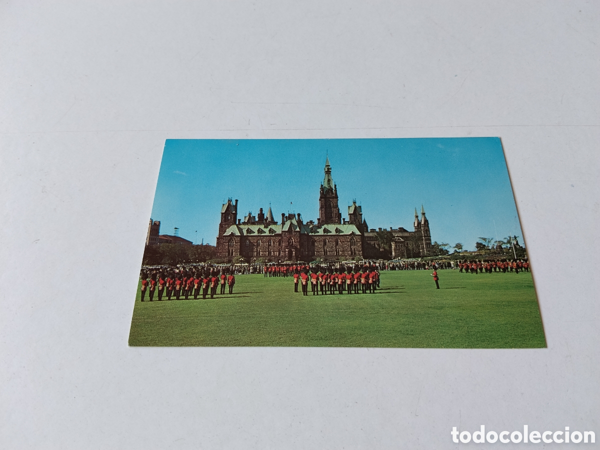 Postales: Postal Ottawa Ontario Canada, cambio de guardia soldados
