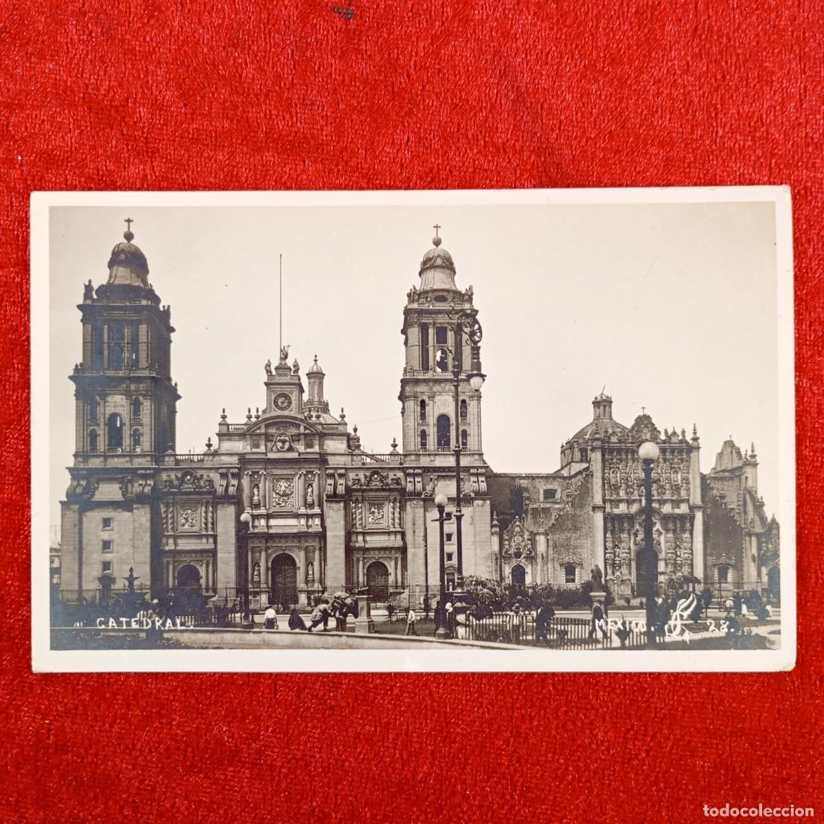 Postales: POSTAL - MEXICO - M&Eacute;JICO - CATEDRAL- 28 - RAR&Iacute;SIMA / 791