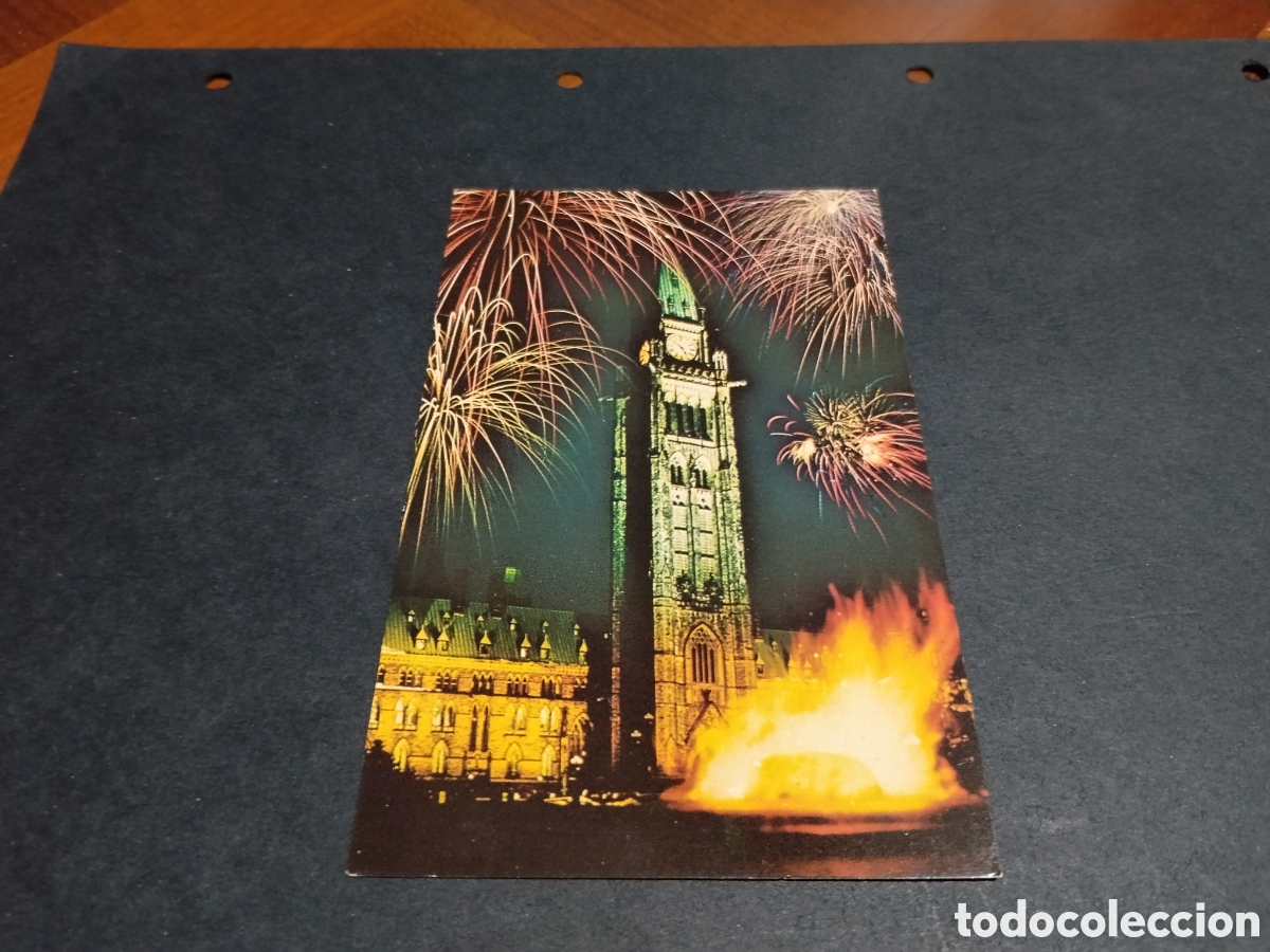 Postales: Postal parlamento Hill 100 a&ntilde;os ceremonia fuego