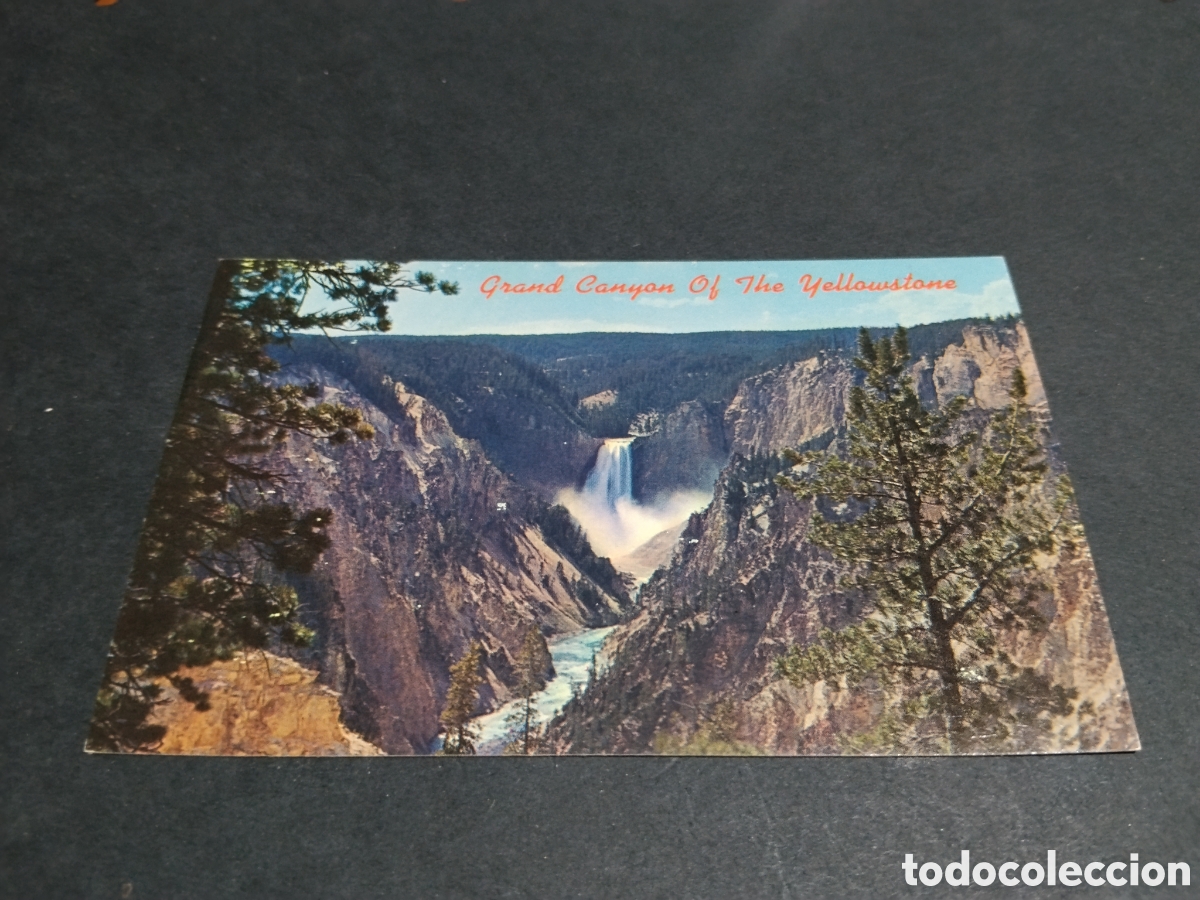 Postales: Postal grand canyon of the Yellowstone