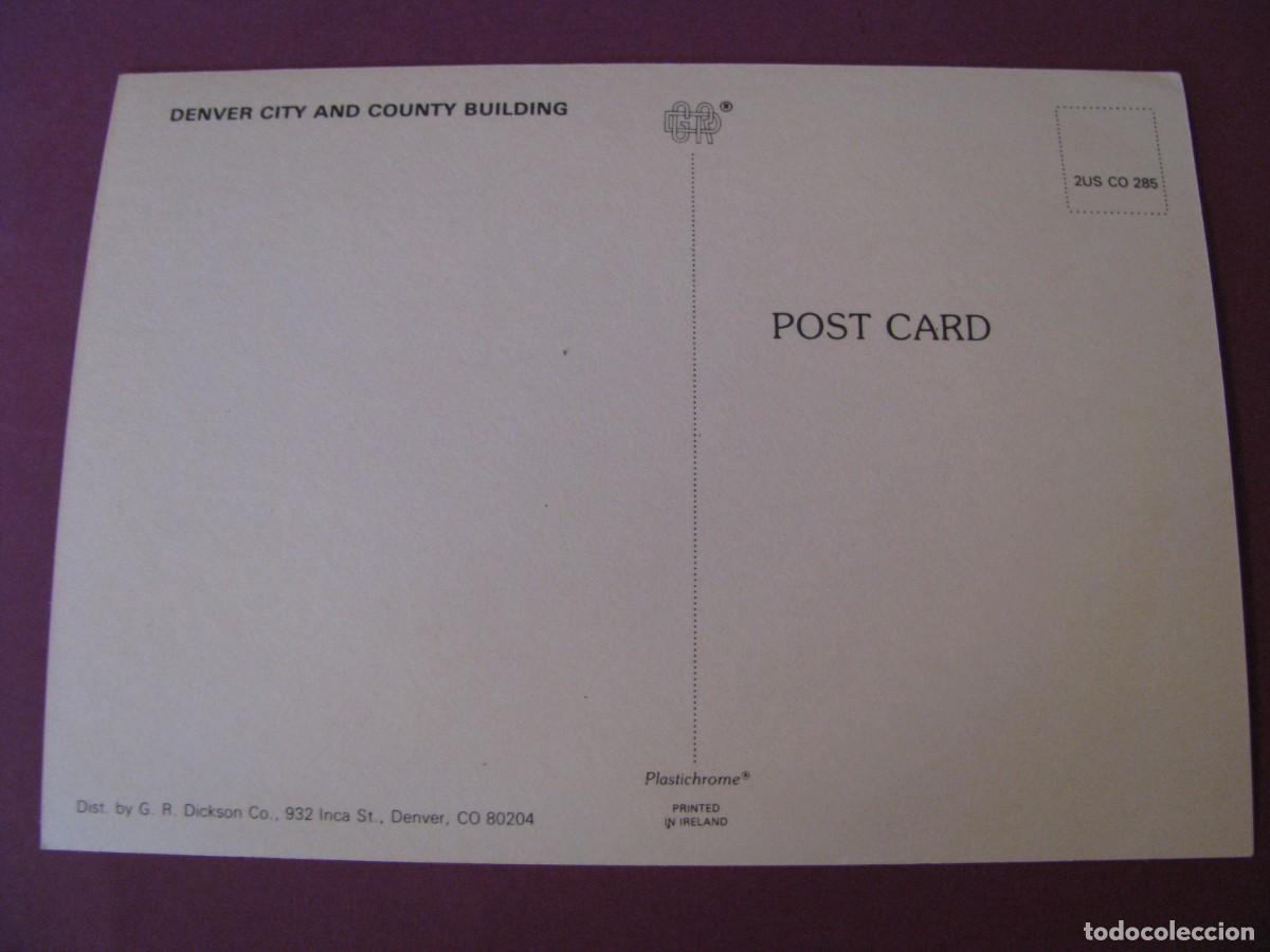 Postales: POSTAL DE EE.UU. DENVER. - Foto 2