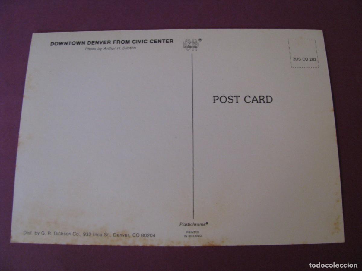 Postales: POSTAL DE EE.UU. DENVER. - Foto 2