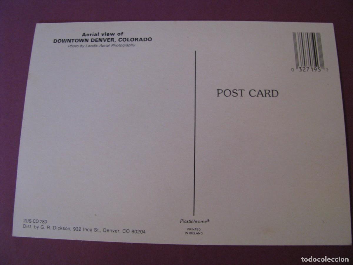 Postales: POSTAL DE EE.UU. DENVER. - Foto 2