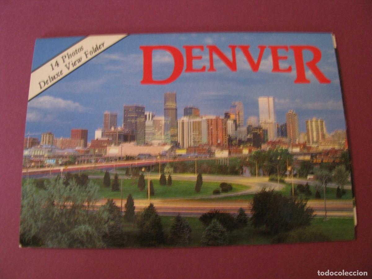 Postales: TIRA DE 14 IMAGENES DE DENVER. EE.UU. IMAGENES DE DOBLE CARA