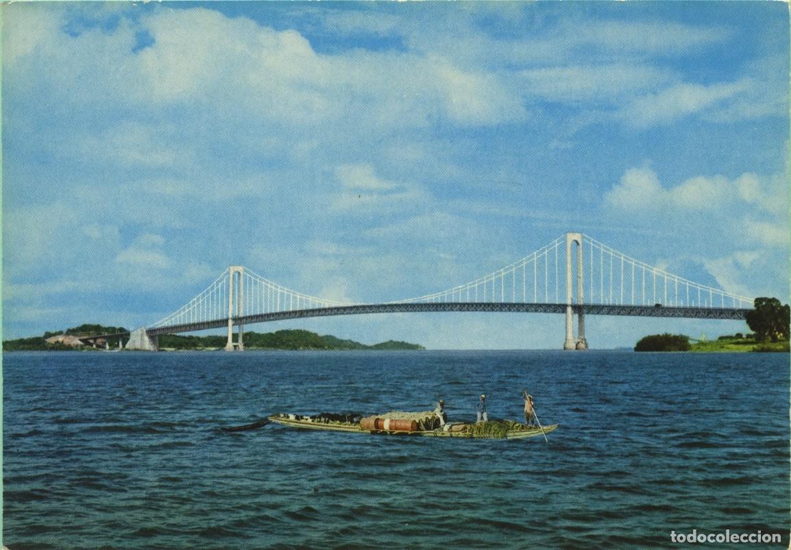 Postales: VENEZUELA. Puente Angostura sobre el r&iacute;o Orinoco