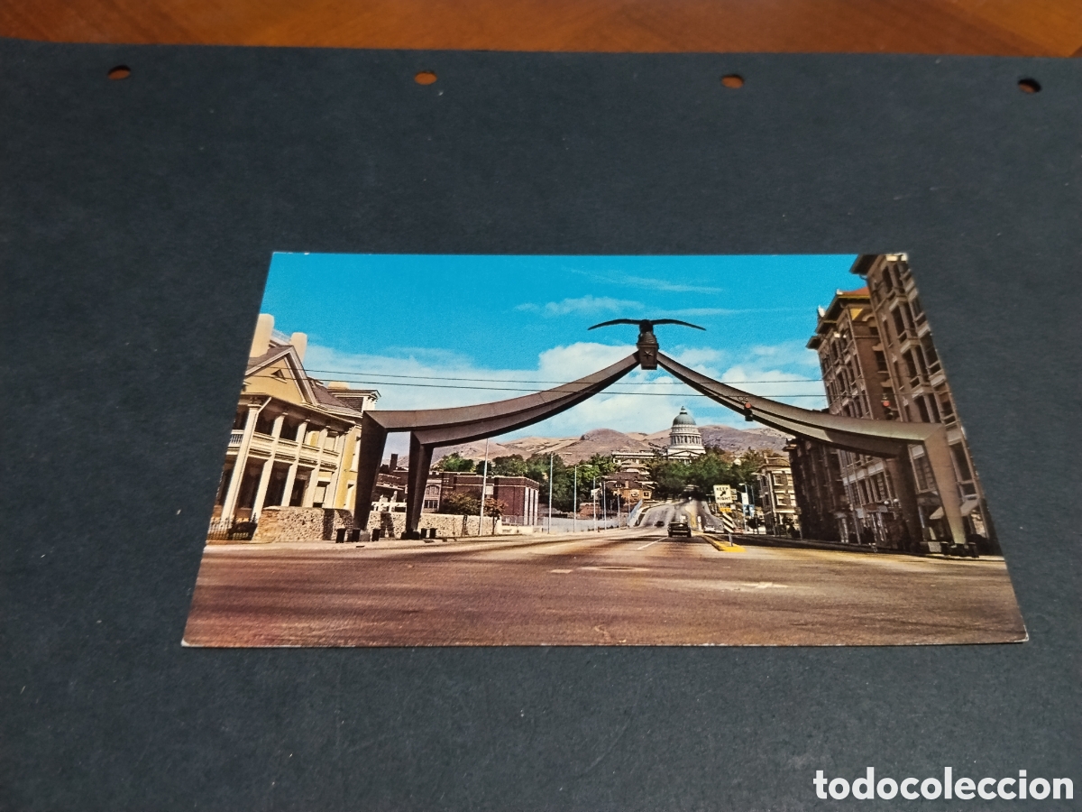 Postales: Postal eagle Gate,salt lake City,utah