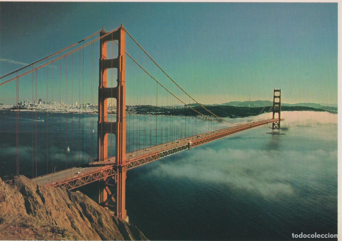 Postales: E.U.A. CALIFORNIA, EL MAGESTUOSO PUENTE DEL GOLDEN GATE - PHOTO SANDOR BALATONI - S/C