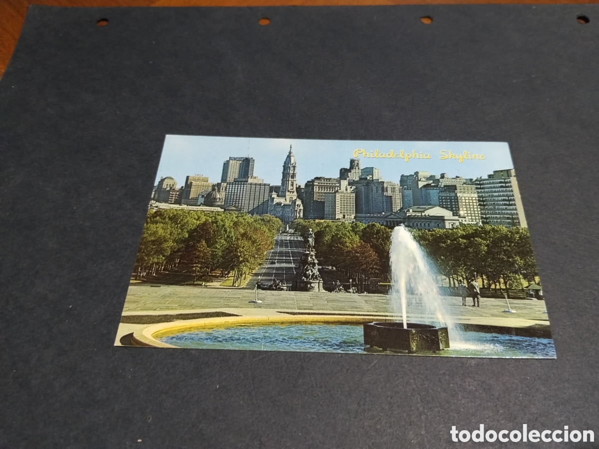 Postales: Postal Philadelphia,city of Brotherly love,campana