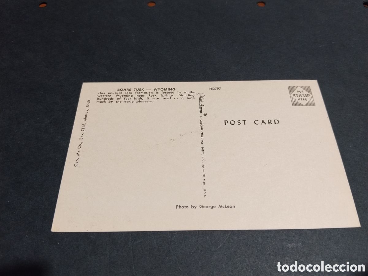 Postales: Postal boars tusk, Wyoming - Foto 2