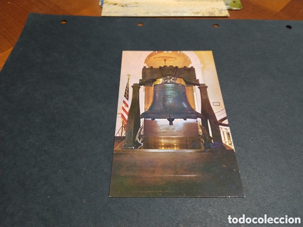 Postales: Postal Liberty Bell independence Hall, Philadelphia,campana