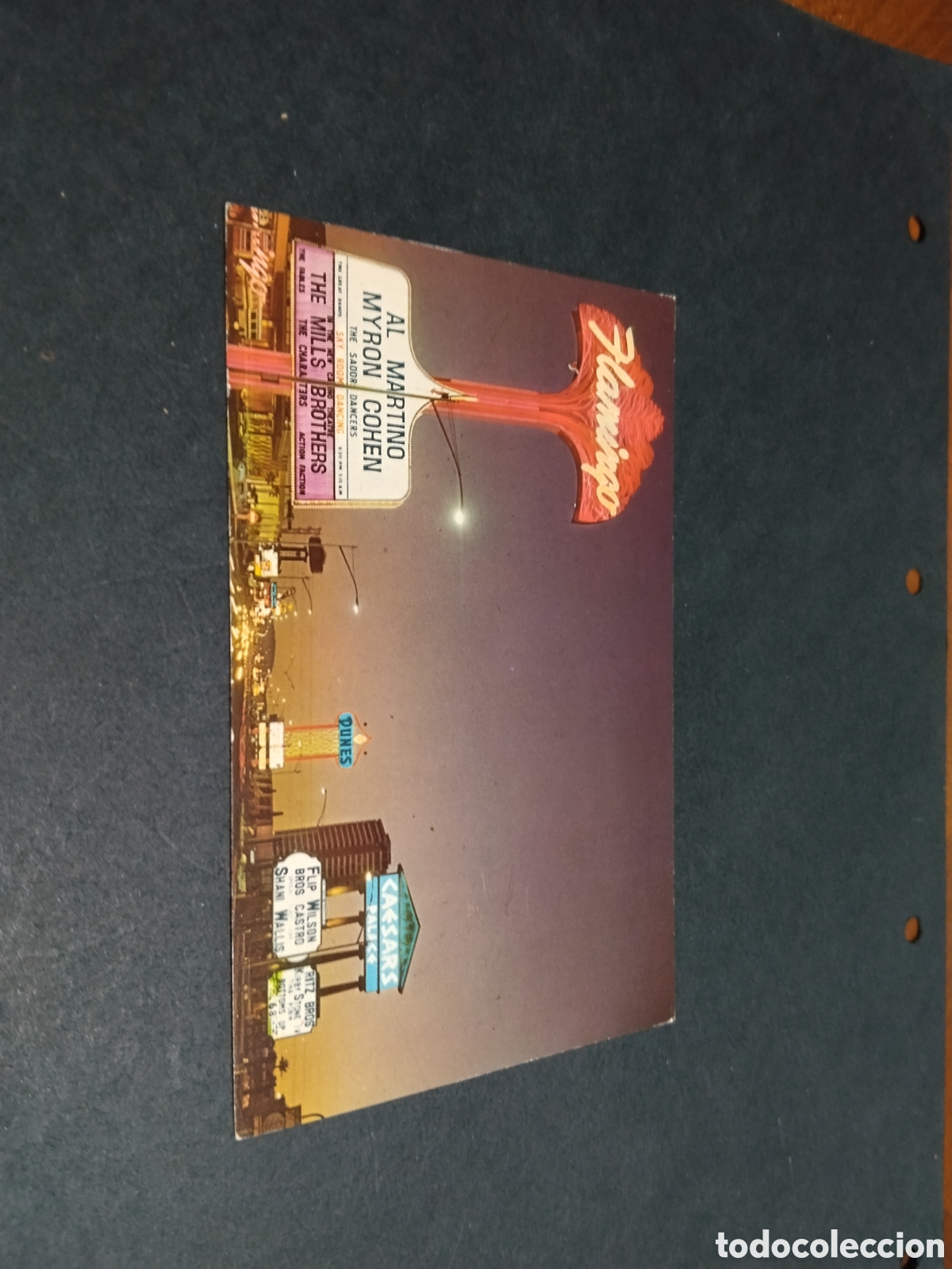 Postales: Postal Night lights on the fabulos strip in Las Vegas, Nevada