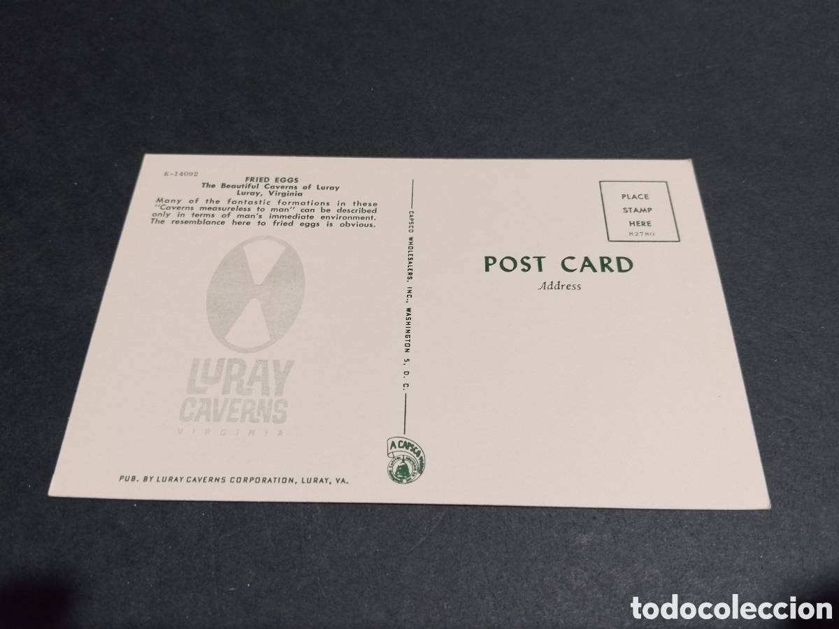 Postales: Postal fried eggs caverna luray, virginia - Foto 2