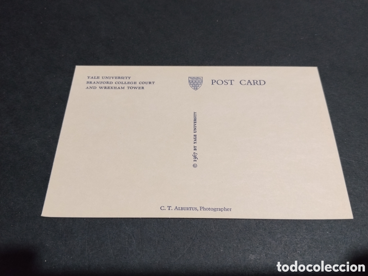Postales: Postal universidad de Yale EEUU - Foto 2
