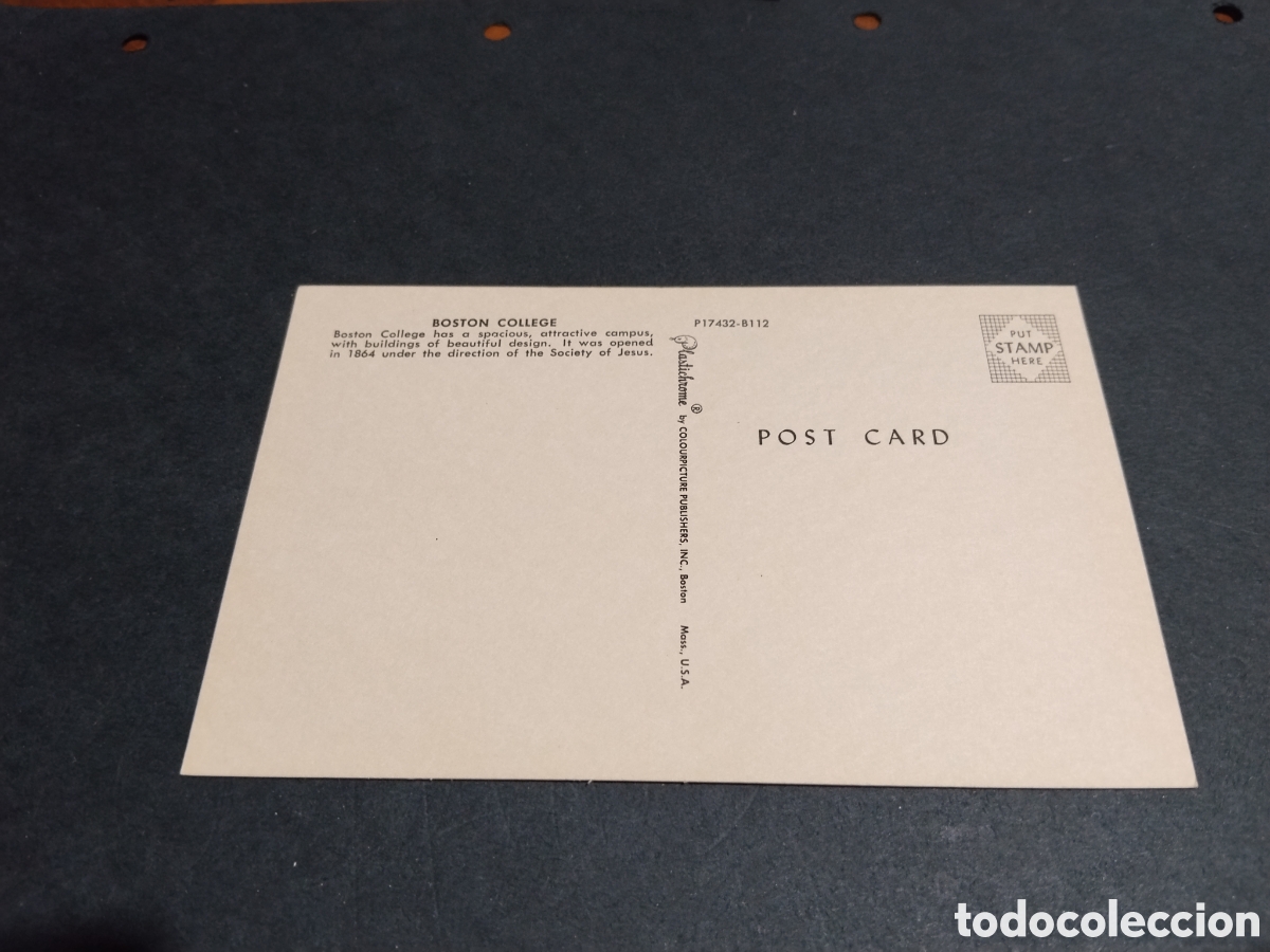 Postales: Postal Boston colegio - Foto 2
