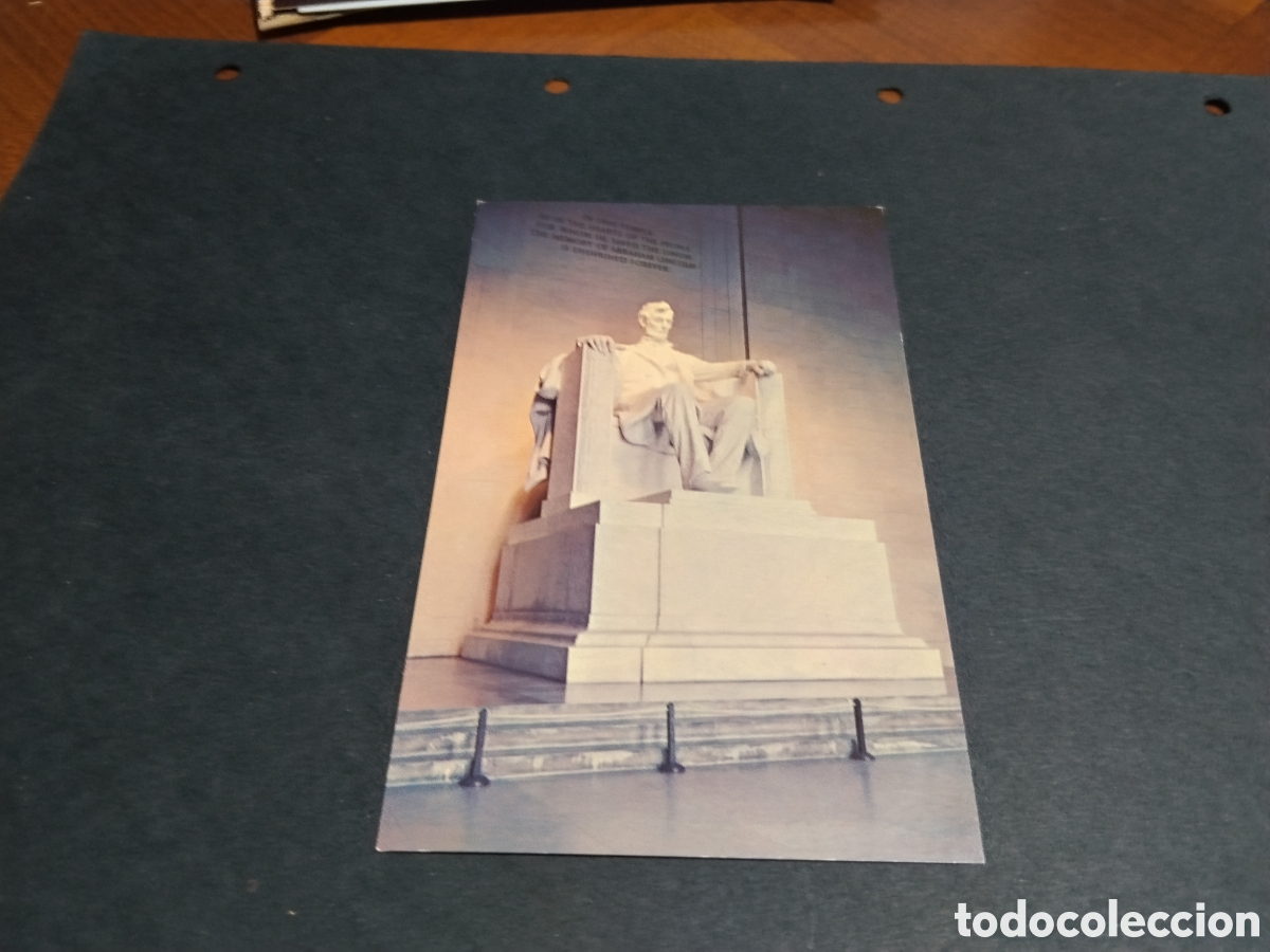 Postales: Postal Lincoln estatua, Washington