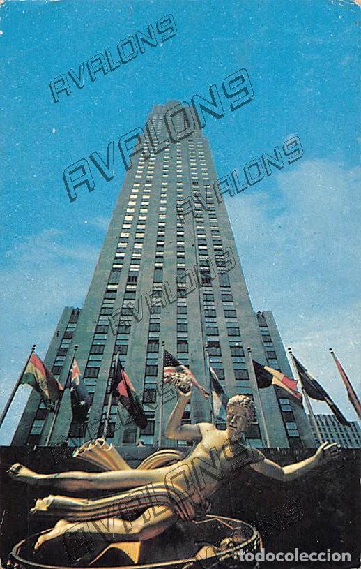 Postales: RCA Building - New York (U.S.A.) - Sin circular, a&ntilde;os 60
