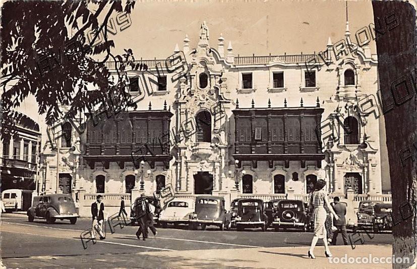 Postales: Palacio Arzobispal de Lima (Per&uacute;) - A&ntilde;os 50