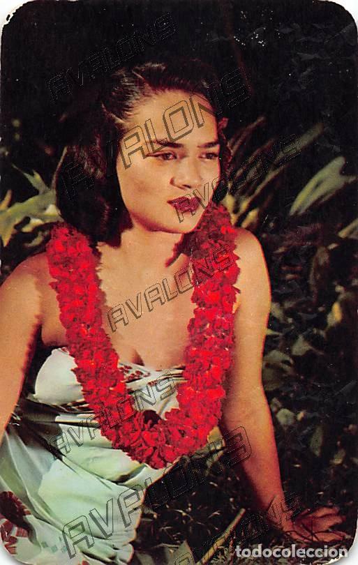 Postales: Mujer Nativa de Honolul&uacute; - (Islas Hawaii - Estados Unidos) - A&ntilde;os 60 - Sin Circular
